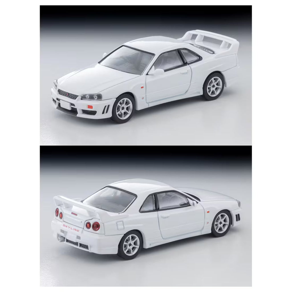 TOMICA Limited Vintage Neo - LV-N365b Nissan Skyline 2-door Sport Coupe 25GT TURBO con Pieza Opcional (White) 1998 Modelo - Tomica Costa Rica Collectors Club
