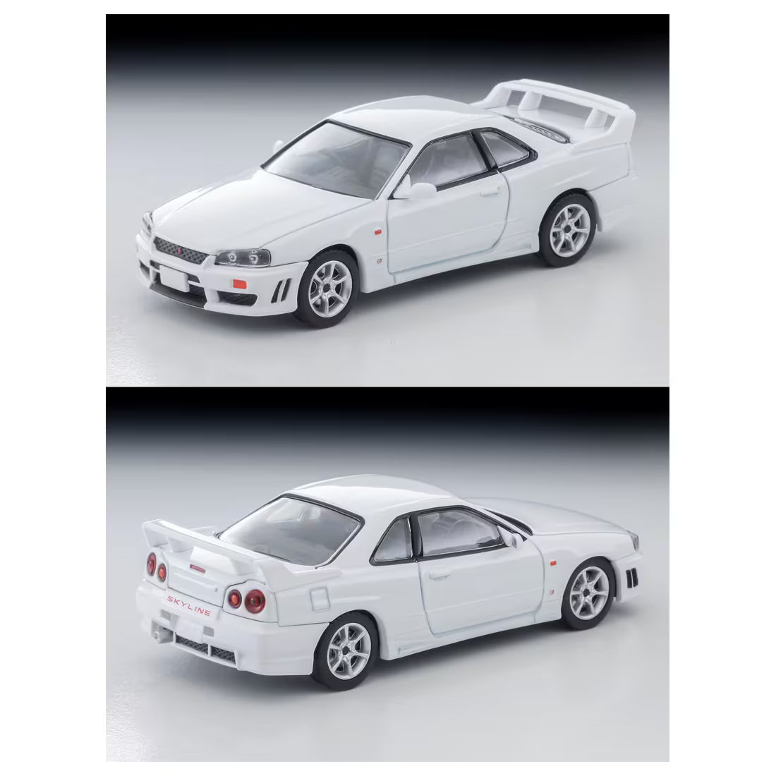 TOMICA Limited Vintage Neo - LV-N365b Nissan Skyline 2-door Sport Coupe 25GT TURBO con Pieza Opcional (White) 1998 Modelo - Tomica Costa Rica Collectors Club