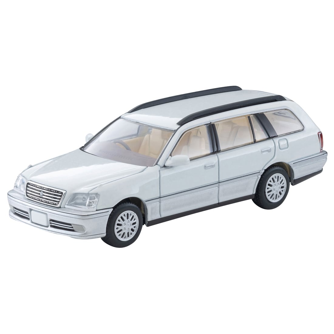 TOMICA Limited Vintage Neo - LV-N378a Toyota Crown Estate Royal Saloon (White/Silver) 2000s Modelo - Tomica Costa Rica Collectors Club
