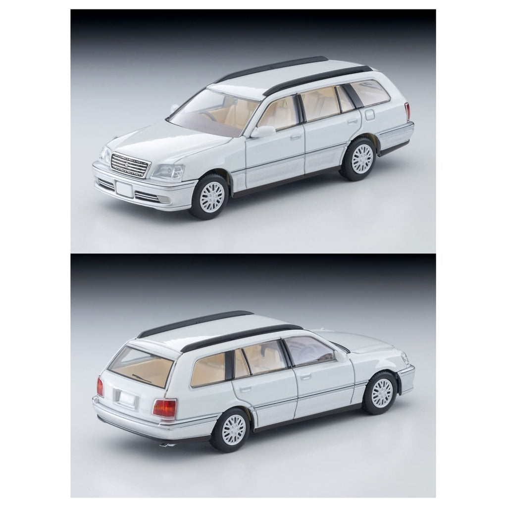 TOMICA Limited Vintage Neo - LV-N378a Toyota Crown Estate Royal Saloon (White/Silver) 2000s Modelo - Tomica Costa Rica Collectors Club