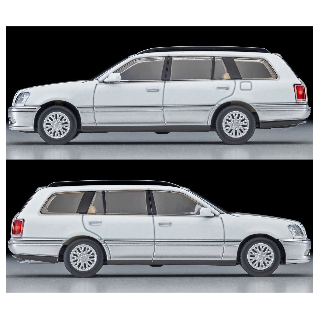TOMICA Limited Vintage Neo - LV-N378a Toyota Crown Estate Royal Saloon (White/Silver) 2000s Modelo - Tomica Costa Rica Collectors Club
