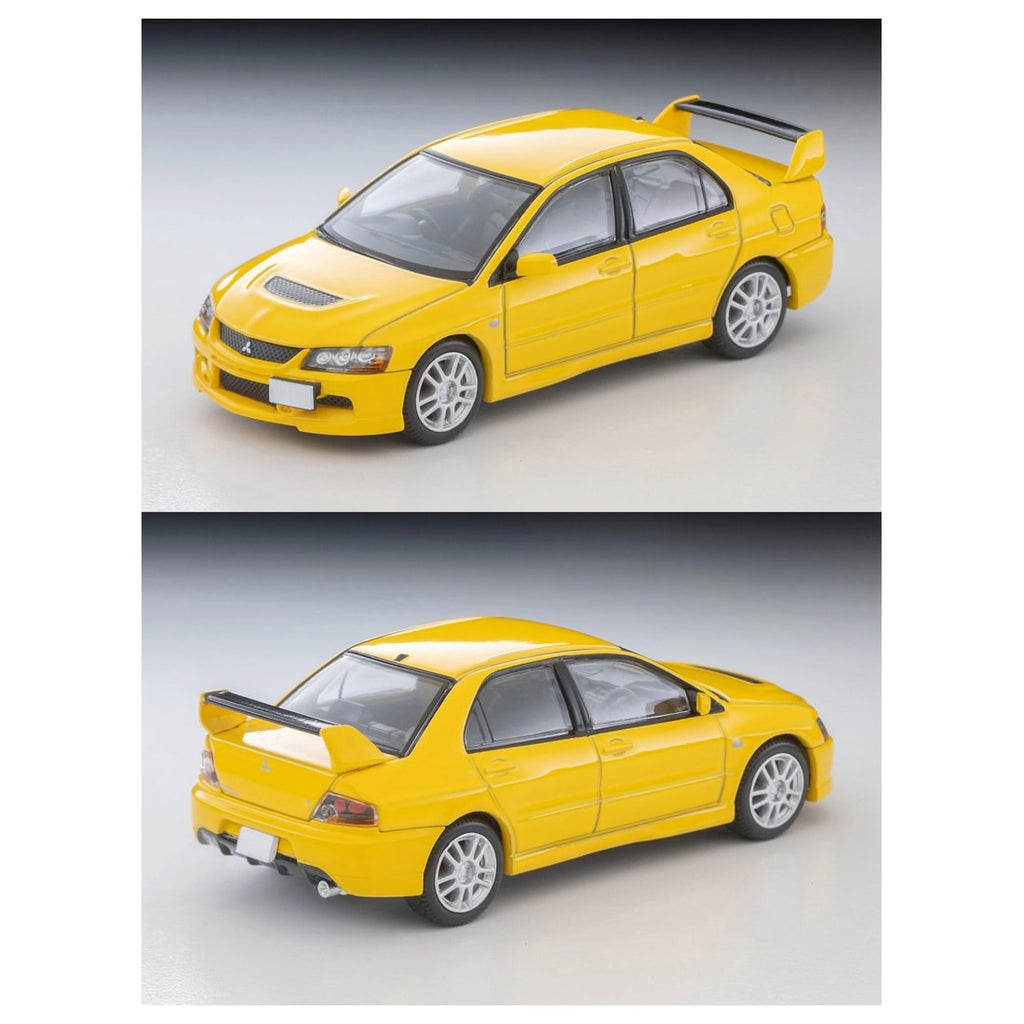 TOMICA Limited Vintage Neo - LV-N376a Mitsubishi Lancer Evolution IX GSR (Yellow) 2005 - Tomica Costa Rica Collectors Club