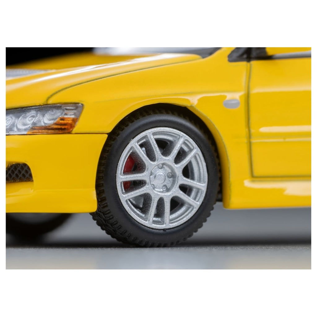 TOMICA Limited Vintage Neo - LV-N376a Mitsubishi Lancer Evolution IX GSR (Yellow) 2005 - Tomica Costa Rica Collectors Club