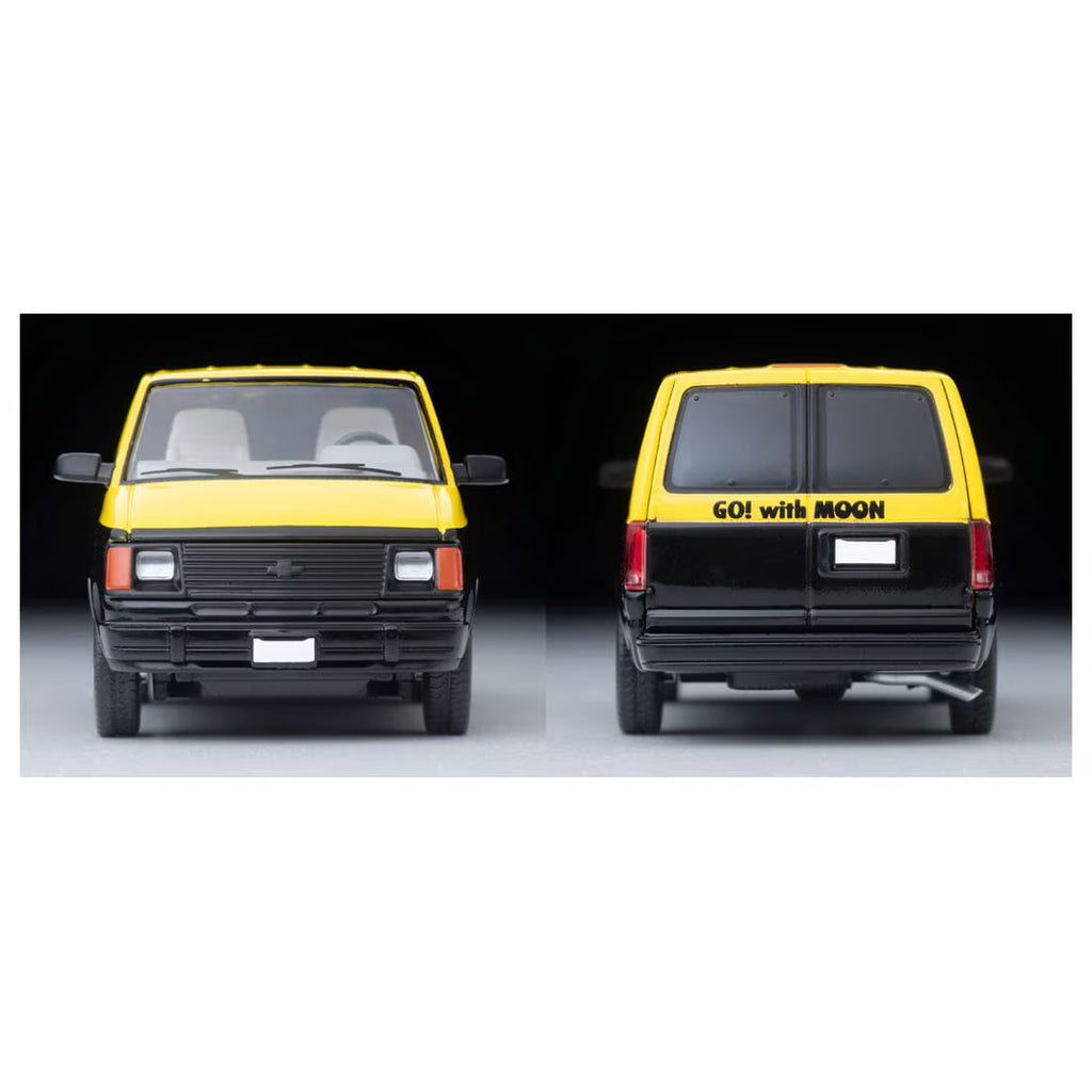 TOMICA Limited Vintage Neo - LV-N344b Chevrolet Astro Van (MOONEYES) Yellow/Black - Tomica Costa Rica Collectors Club