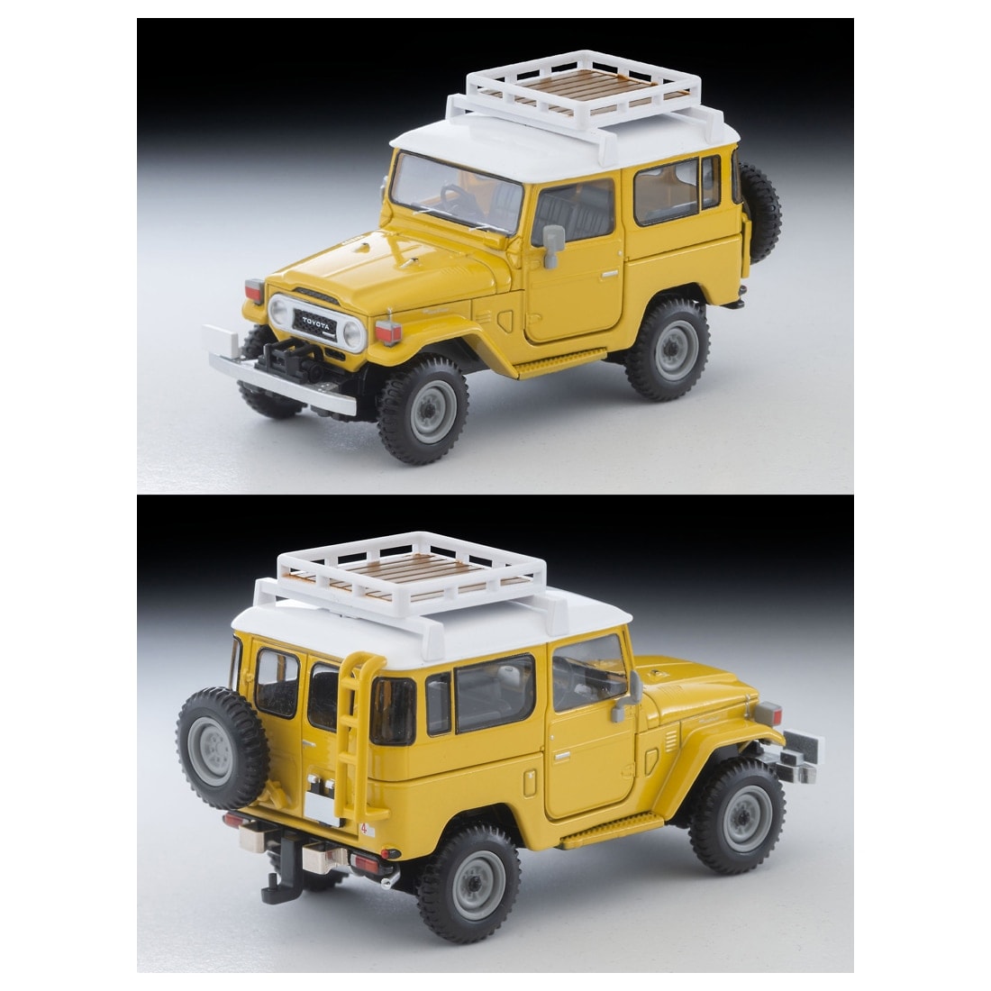 TOMICA Limited Vintage Neo - LV-N381a Toyota Land Cruiser 40 (Yellow) - Tomica Costa Rica Collectors Club
