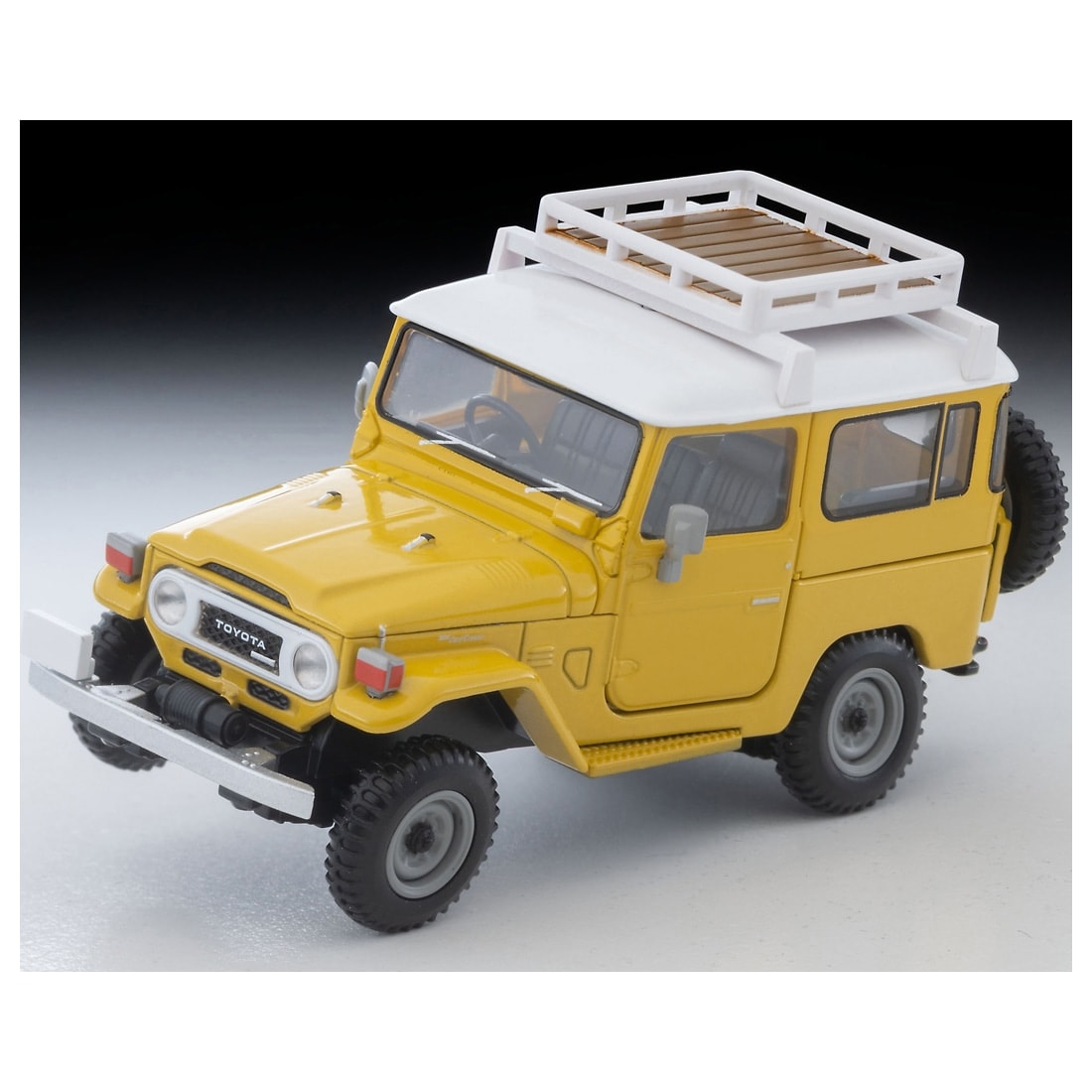 TOMICA Limited Vintage Neo - LV-N381a Toyota Land Cruiser 40 (Yellow) - Tomica Costa Rica Collectors Club