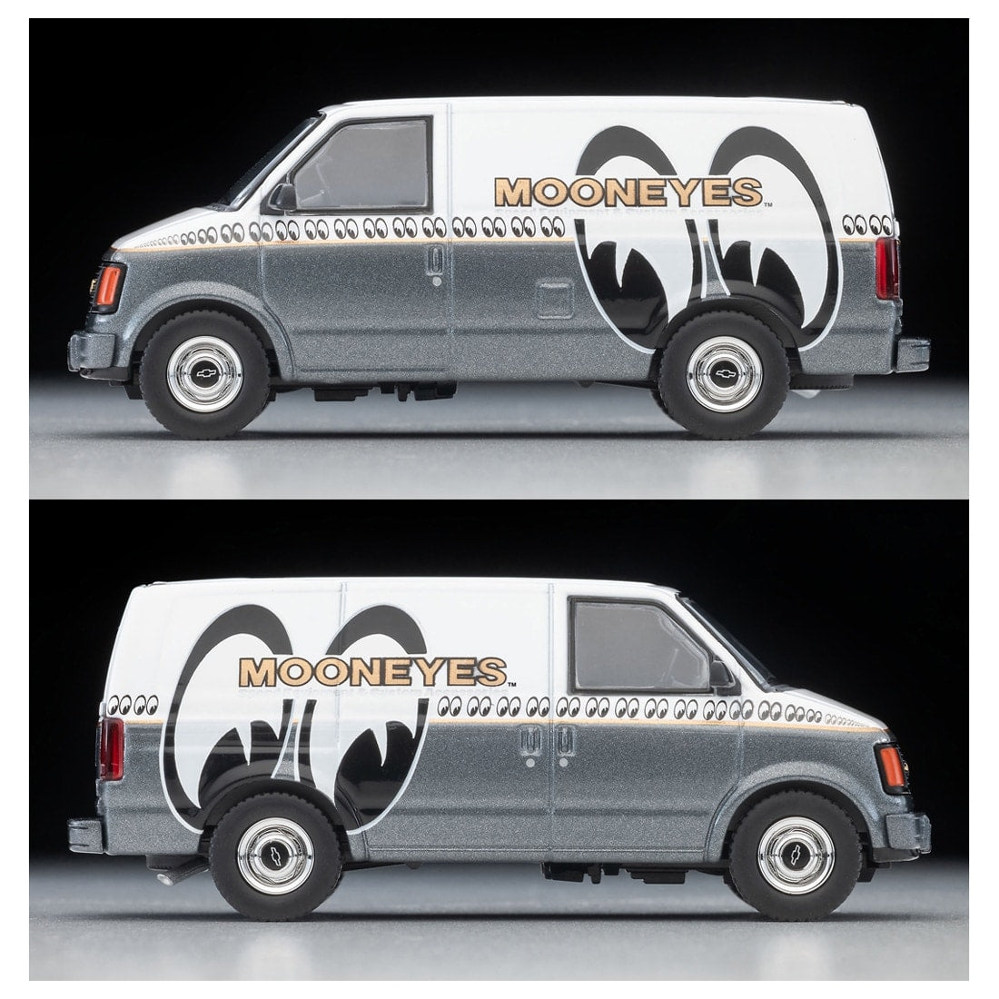 TOMICA Limited Vintage Neo - LV-N344c Chevrolet Astro Van (MOONEYES) White/Gray - Tomica Costa Rica Collectors Club