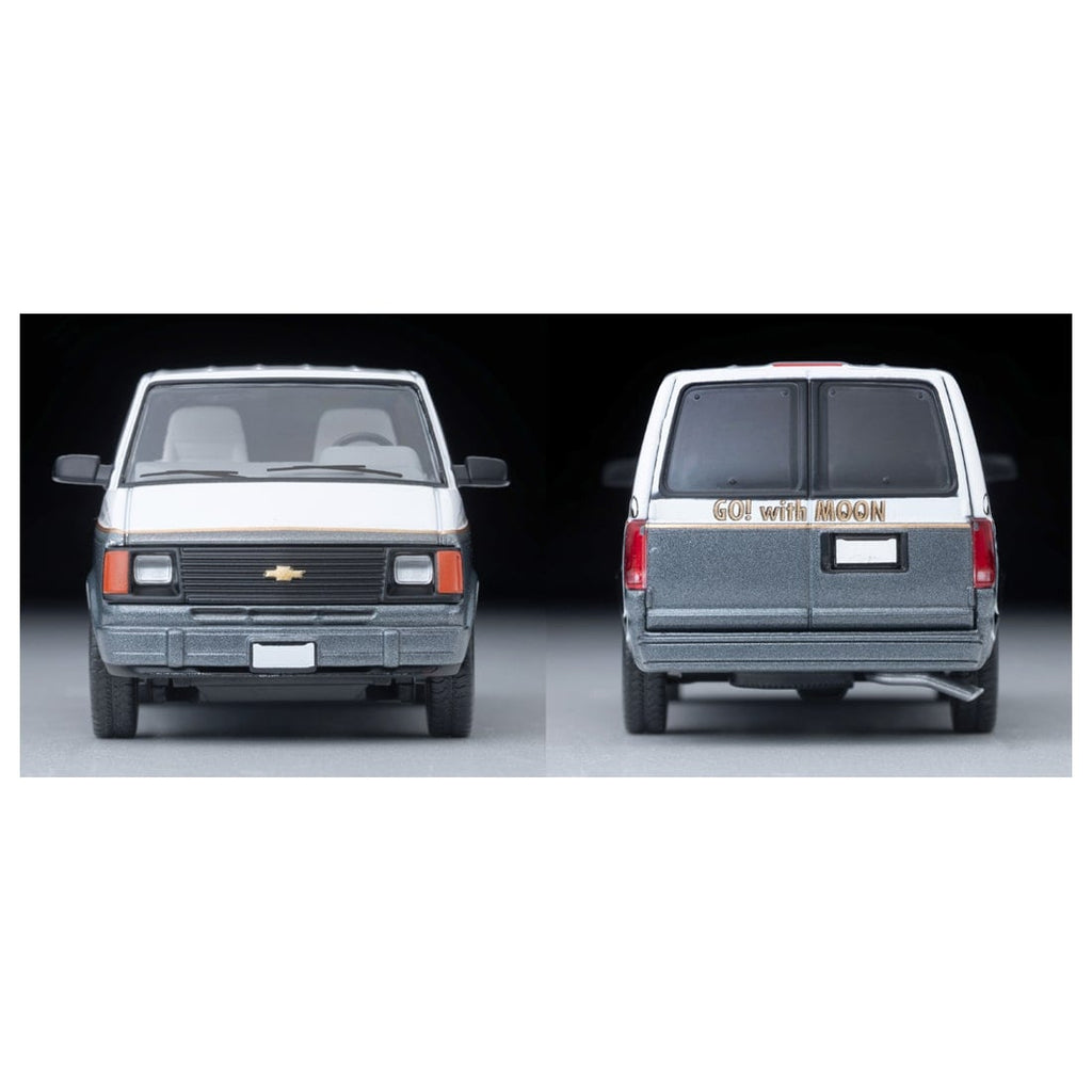 TOMICA Limited Vintage Neo - LV-N344c Chevrolet Astro Van (MOONEYES) White/Gray - Tomica Costa Rica Collectors Club