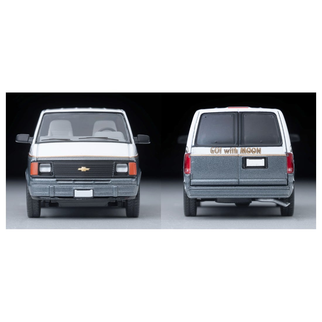 TOMICA Limited Vintage Neo - LV-N344c Chevrolet Astro Van (MOONEYES) White/Gray - Tomica Costa Rica Collectors Club