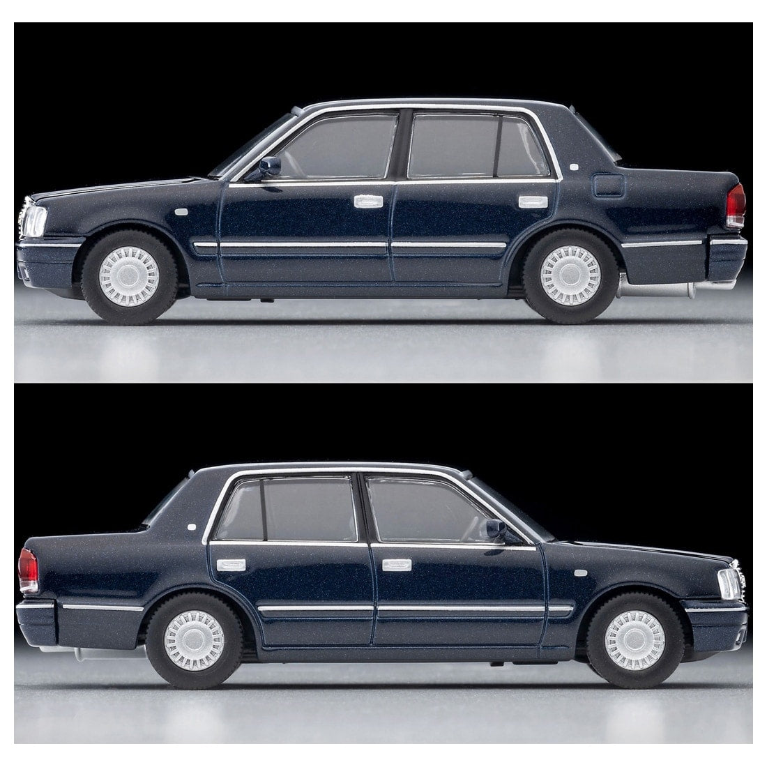 TOMICA Limited Vintage Neo - LV-N375a Toyota Crown Sedan Super Deluxe (Navy Blue) - Tomica Costa Rica Collectors Club