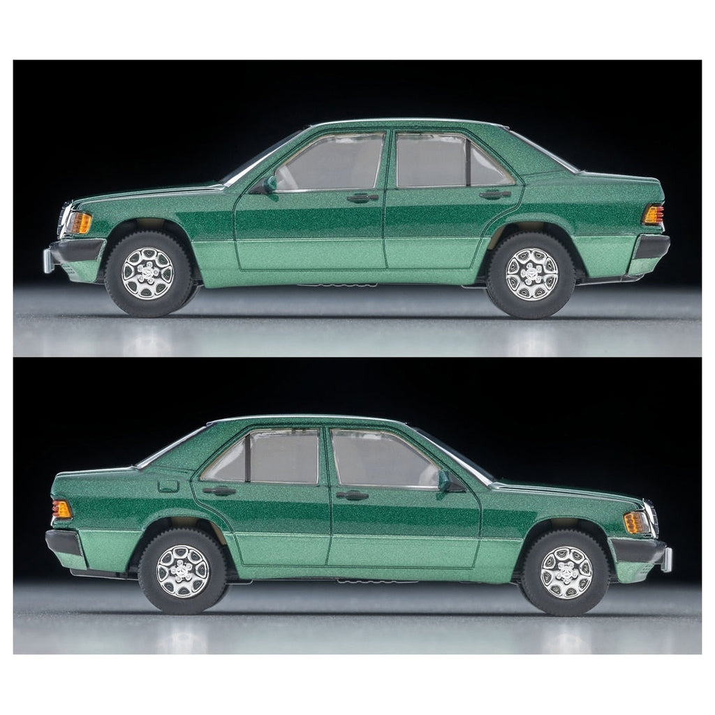 TOMICA Limited Vintage Neo - LV-N77d Mercedes-Benz 190 E (Green) 92 Modelo - Tomica Costa Rica Collectors Club