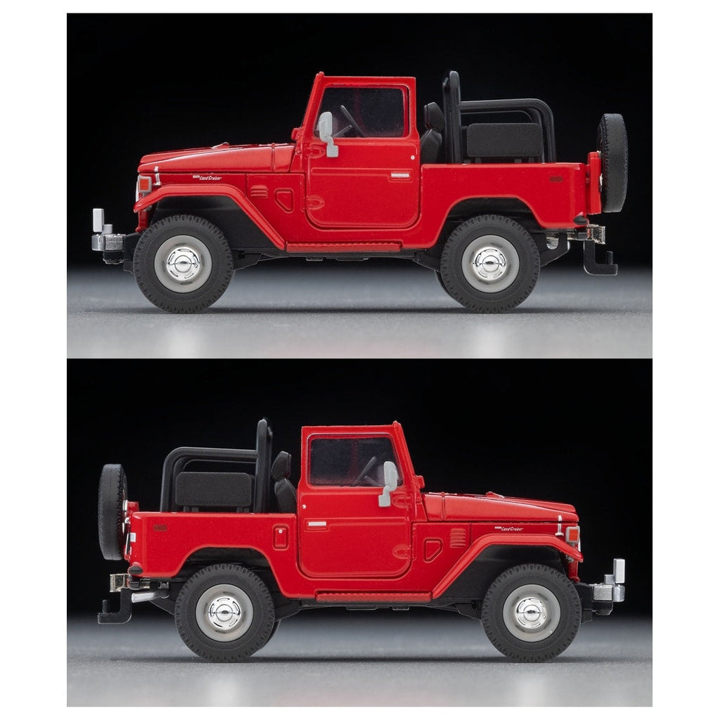 TOMICA Limited Vintage Neo - LV-N382a Toyota Land Cruiser 40 Open Top North American Version (Red) - Tomica Costa Rica Collectors Club