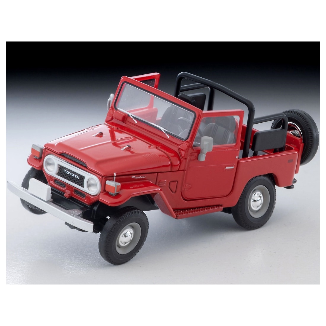 TOMICA Limited Vintage Neo - LV-N382a Toyota Land Cruiser 40 Open Top North American Version (Red) - Tomica Costa Rica Collectors Club