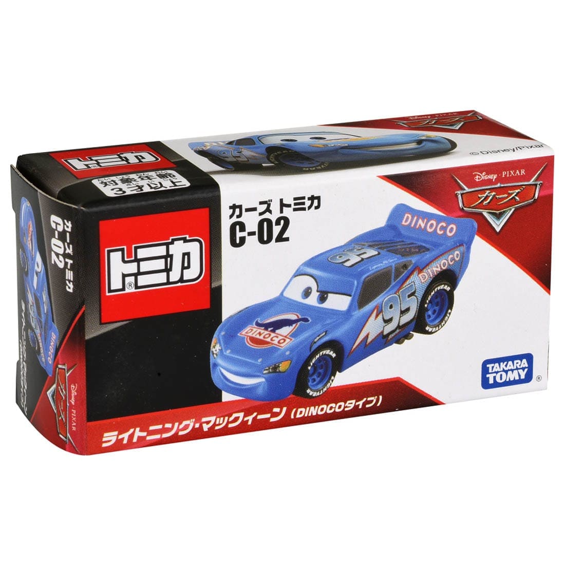 Cars TOMICA - C-02 Rayo McQueen (Tipo DINOCO)