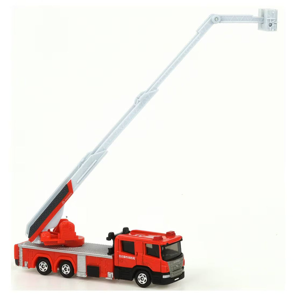 TOMICA Long Type - No.145 Cuerpo de Bomberos de Nagoya Escalera Articulada de 30m