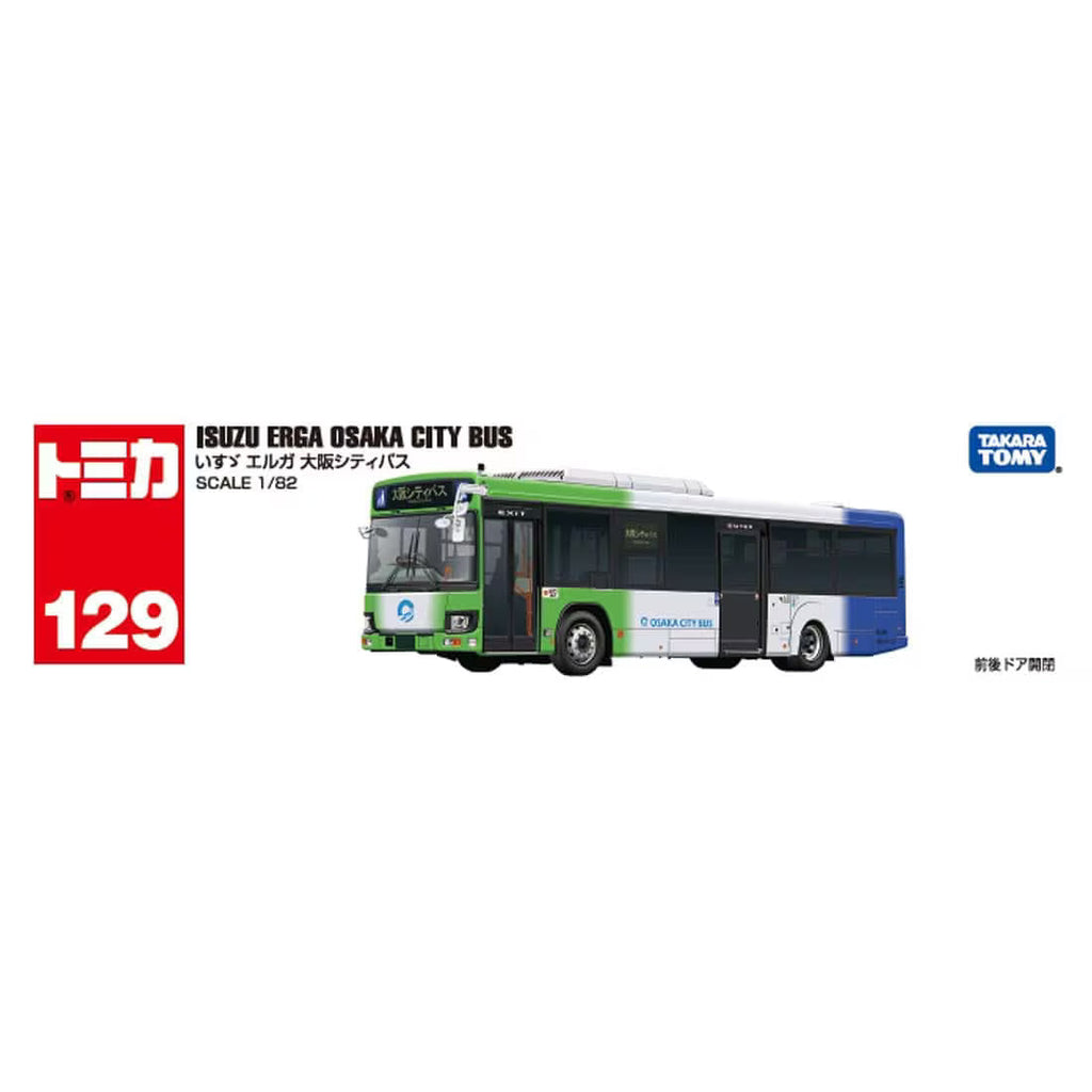 TOMICA Long Type - No.129 Isuzu Erga Autobús Osaka City