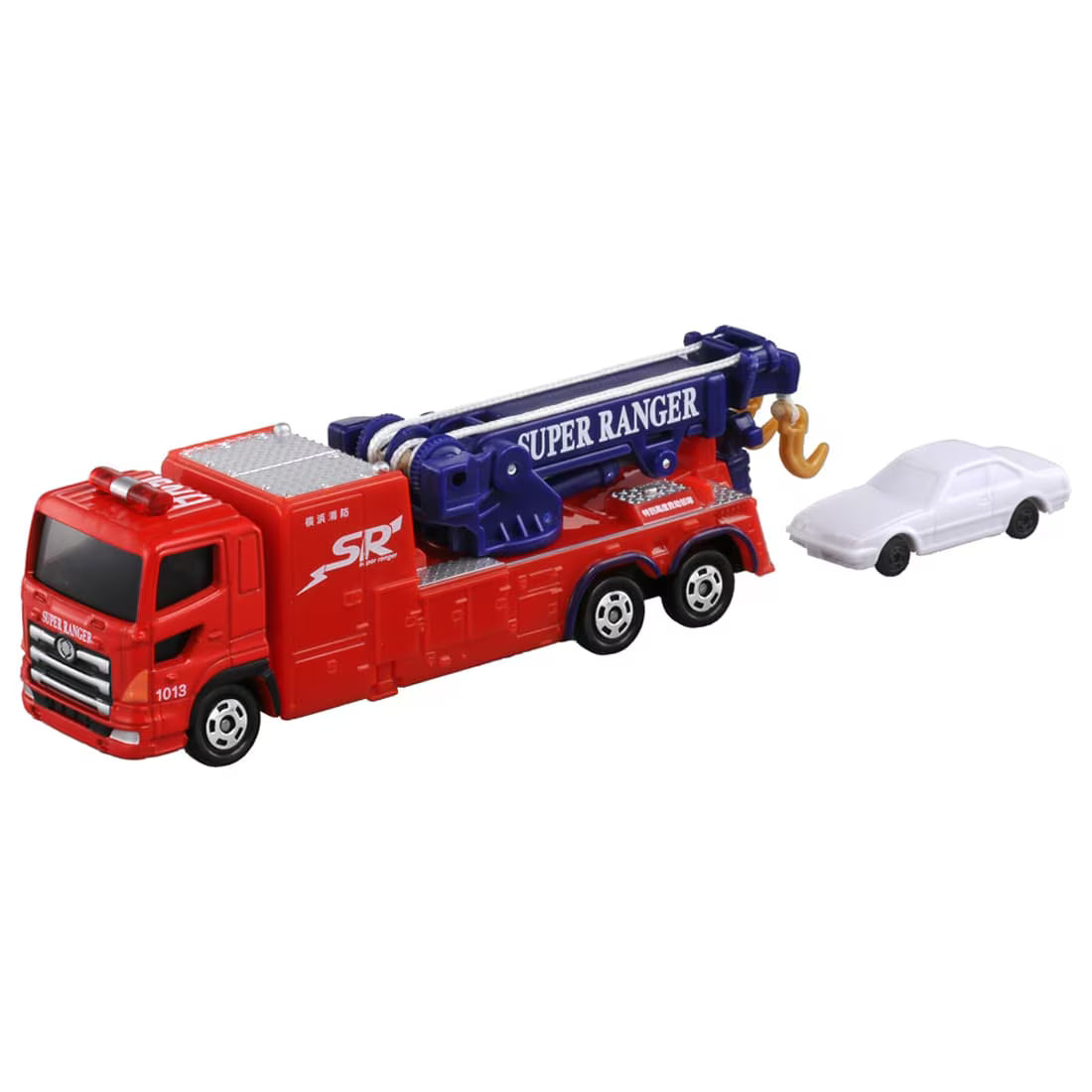 TOMICA Long Type - No.132 Cuerpo de Bomberos de Yokohama Vehículo Remolcador de Rescate Especial